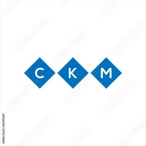 Fototapeta Naklejka Na Ścianę i Meble -  CKM letter technology logo design on white background. CKM creative initials letter IT logo concept. CKM setting shape design
