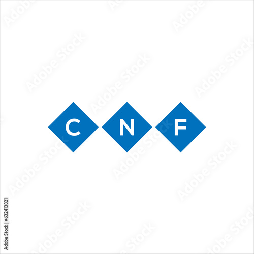 CNF letter technology logo design on white background. CNF creative initials letter IT logo concept. CNF setting shape design  © Mohammad