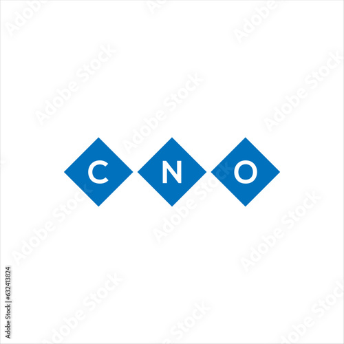 Fototapeta Naklejka Na Ścianę i Meble -  CNO letter technology logo design on white background. CNO creative initials letter IT logo concept. CNO setting shape design
