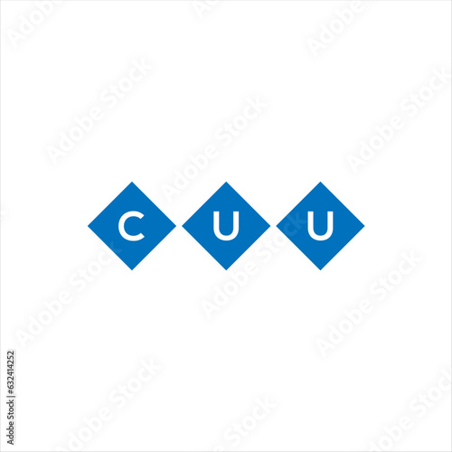 Fototapeta Naklejka Na Ścianę i Meble -  CUU letter technology logo design on white background. CUU creative initials letter IT logo concept. CUU setting shape design
