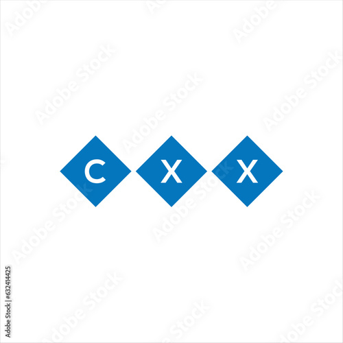 Fototapeta Naklejka Na Ścianę i Meble -  CXX letter technology logo design on white background. CXX creative initials letter IT logo concept. CXX setting shape design
