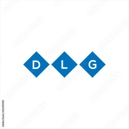 DLG letter technology logo design on white background. DLG creative initials letter IT logo concept. DLG setting shape design
