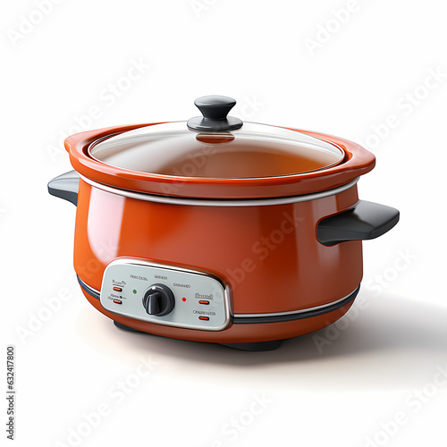 saucepan with lid 3d rendered