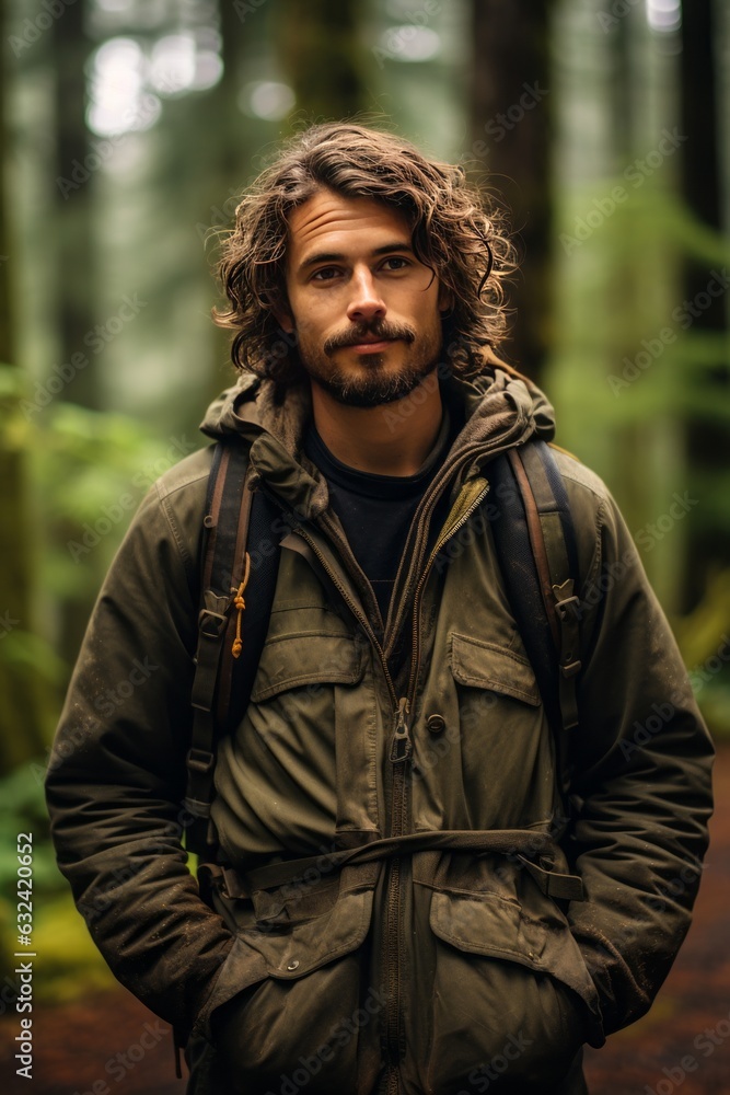 Passionate Environmentalist In Nature, Generative AI Passionate Environmentalist In Nature, Generative AI