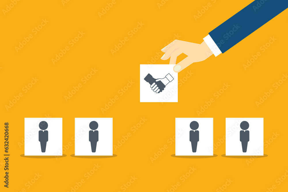 Business teamwork, partnership, agreement, cooperation and contract concept. Business teamwork, partnership, agreement, cooperation and contract concept.