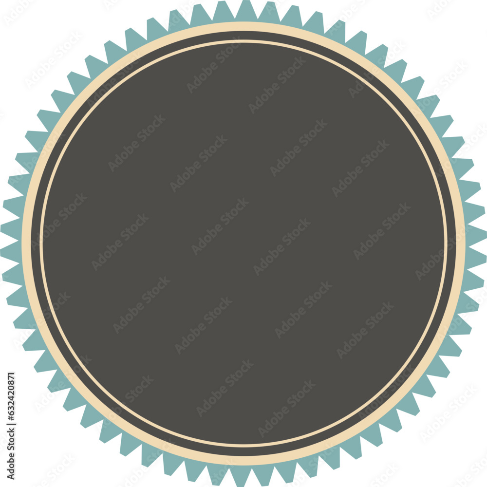 Vector blank frame and label Vector blank frame and label