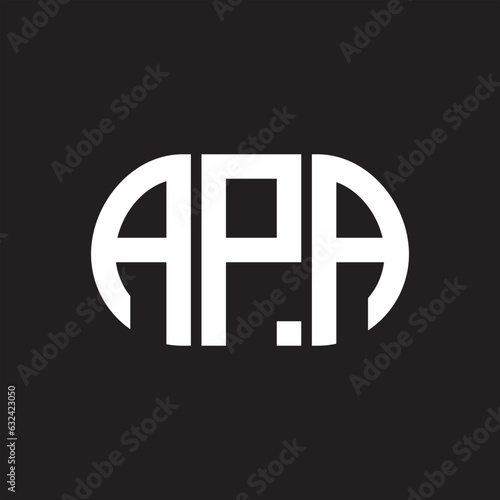 AOA letter technology logo design on black background. AOA creative initials letter IT logo concept. AOA setting shape design 