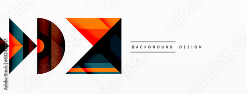 Visually captivating background design showcasing dynamic geometric lines, triangles, and squares. This composition blends precision and movement, creating an engaging graphic with a modern aesthetic
