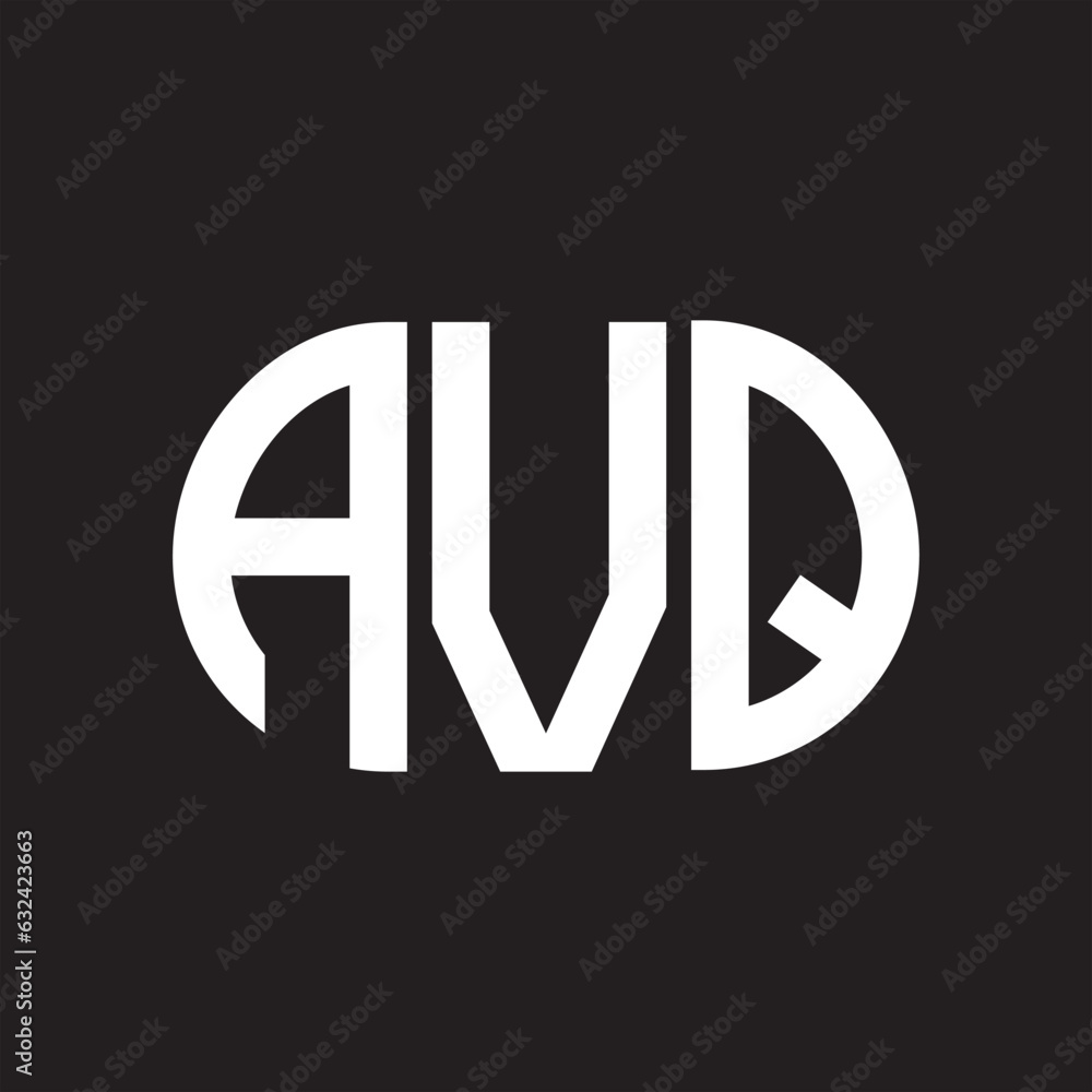 AVQ letter logo design on black background. AVQ creative initials letter logo concept. AVQ letter design.
AVQ letter logo design on black background. AVQ creative initials letter logo concept. AVQ letter design.