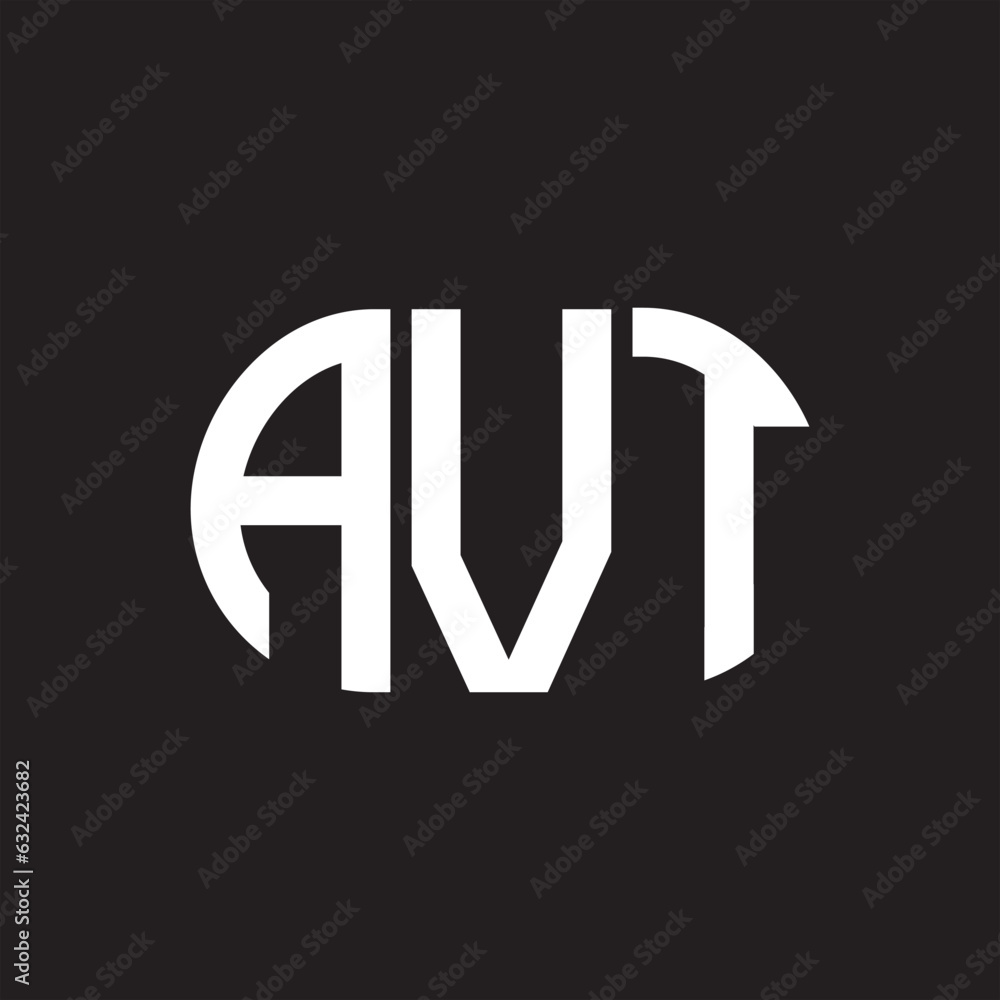 AVT letter logo design on black background. AVT creative initials letter logo concept. AVT letter design.
AVT letter logo design on black background. AVT creative initials letter logo concept. AVT letter design.