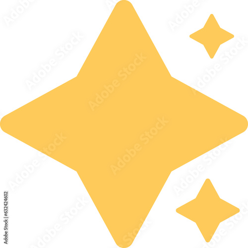 Vector flat star sparkle firework  Decoration twinkle  shiny flash.