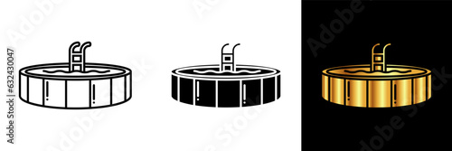 The Pool Icon represents a refreshing and inviting pool, perfect for relaxation, recreation, and swimming. 