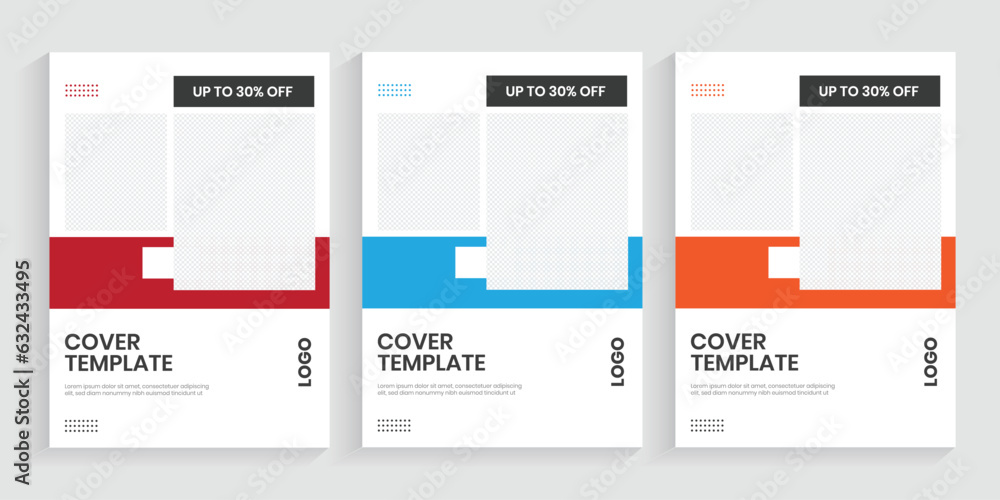 A4 Front page boooklet cover geometric shape background template. Easily editable with customized eps file. corporate branding new annual report, brochure, pamphlet, company profile layout