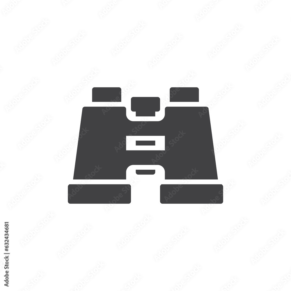 Binoculars vector icon Binoculars vector icon