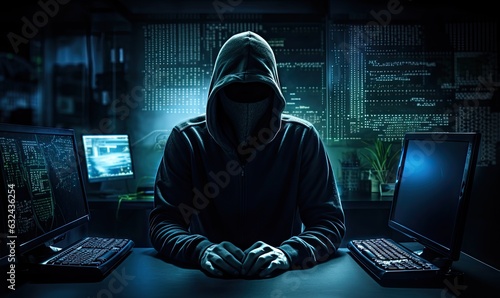 The hacker's fingers danced across the keyboard, effortlessly maneuvering through digital defenses