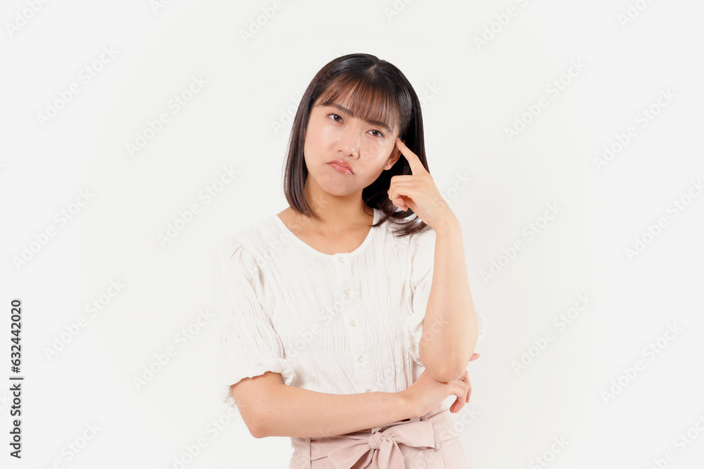 考えている女性 考えている女性