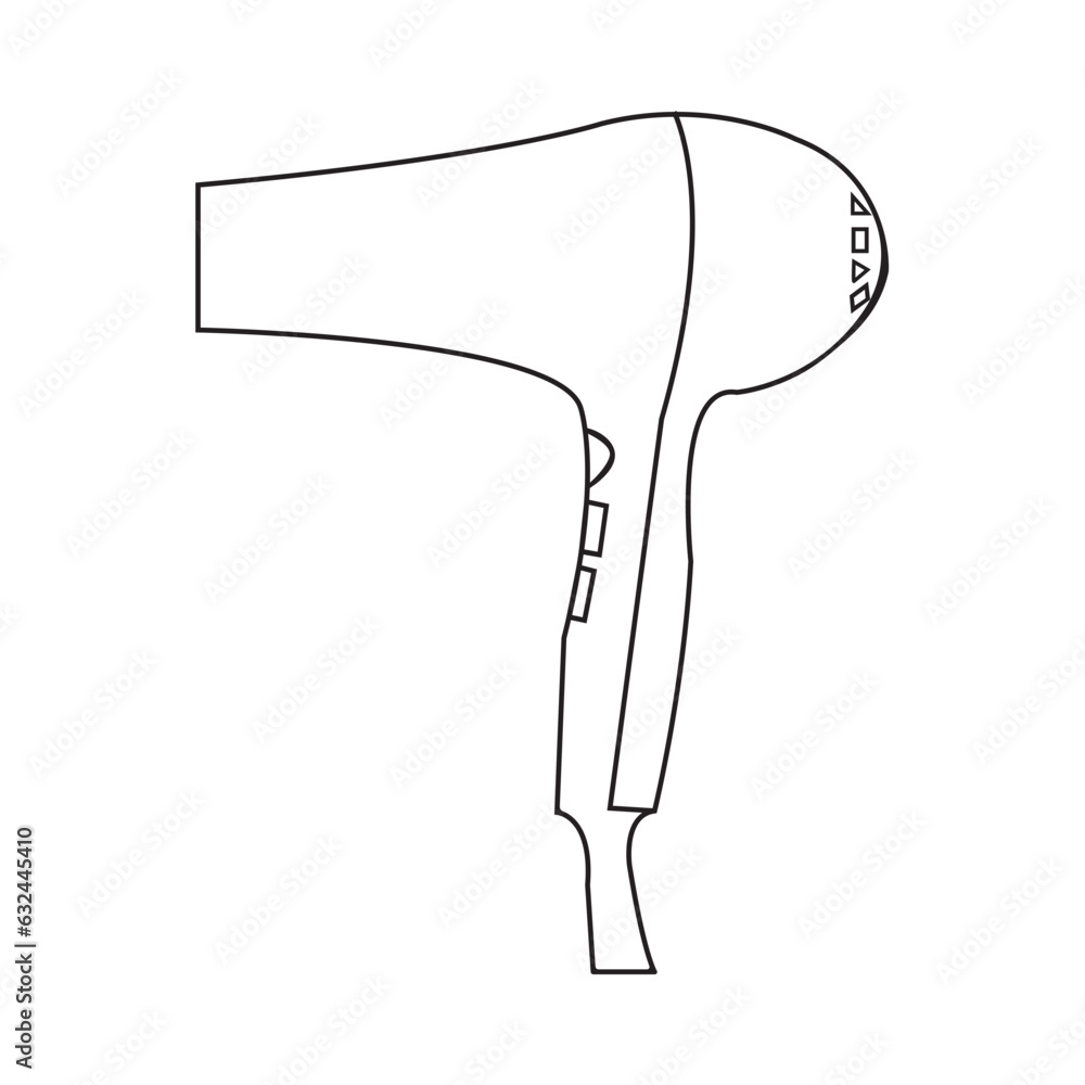 hair dryer icon vector design. hair dryer icon vector design.