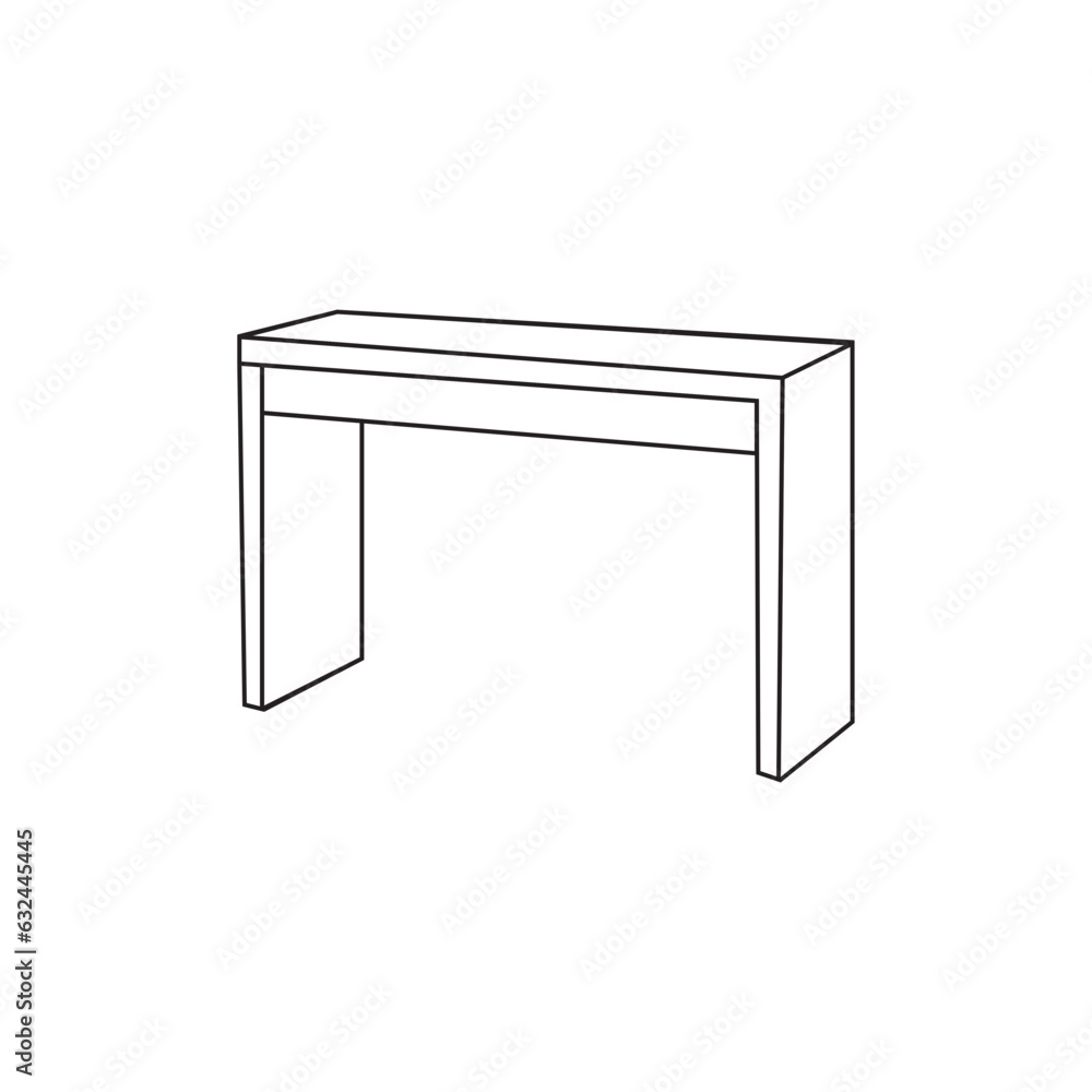 Home Furniture Line Icons.