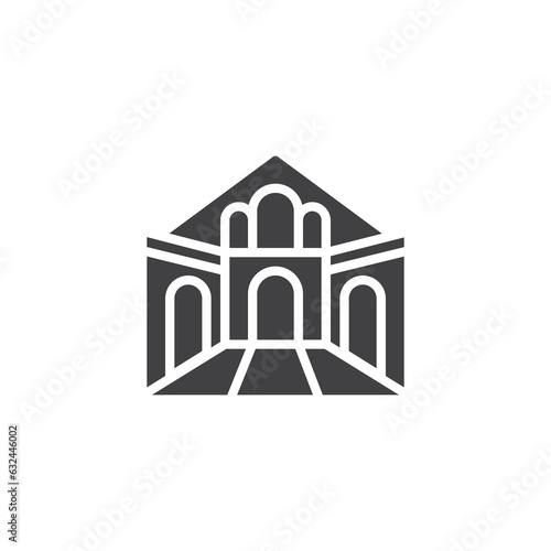 Atrium hall vector icon
