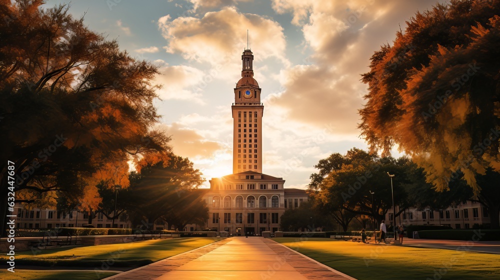 Texas at Austin stands as a bastion of knowledge and innovation. The majestic tower of the Main Building commands attention