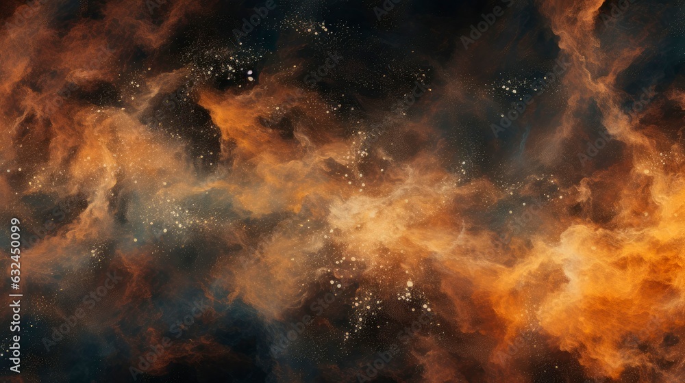 Kaleidoscopic swirls of cosmic dust. A mesmerizing background for a science themed educational video series.