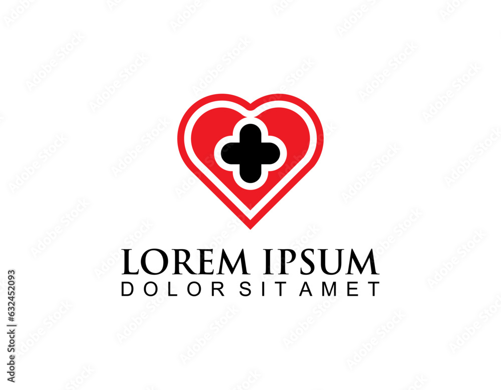 Cross plus medical logo icon design template elements Cross plus medical logo icon design template elements