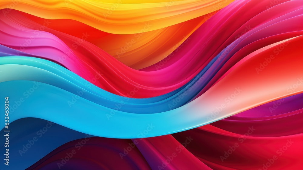Beautiful Colorful Abstract Background. Created Generative Ai