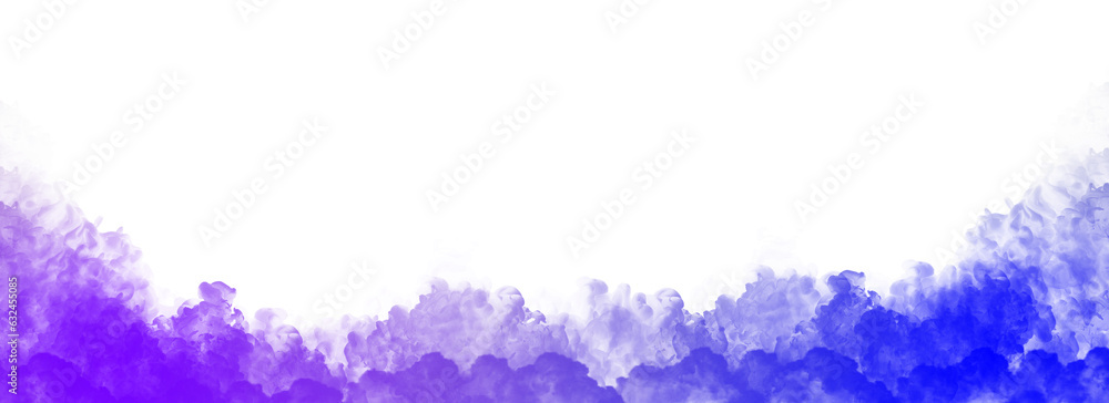 Floating color gradient smoke transparent backgrounds