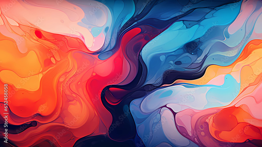 Abstract background fluid patterns