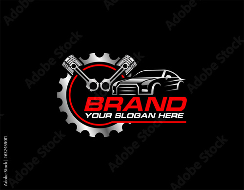 sport car logo template, Perfect logo for business related to automotive industry