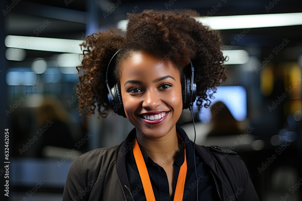 woman. sitting at a desk talking on a cell phone, high quality fantasy Generated with AIpicture, working in a call center woman. sitting at a desk talking on a cell phone, high quality fantasy Generated with AIpicture, working in a call center