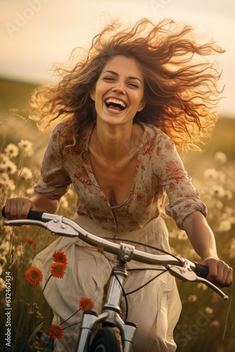 Middle-aged beautiful woman...