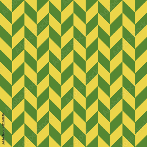 Green yellow Chevrons seamless pattern background retro vintage design
