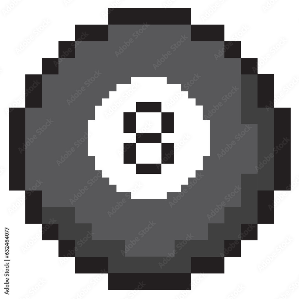 Obraz premium pixel snooker