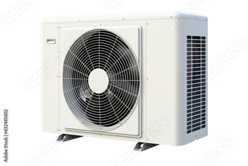Air condition outdoor unit isolated on transparent or white background, png