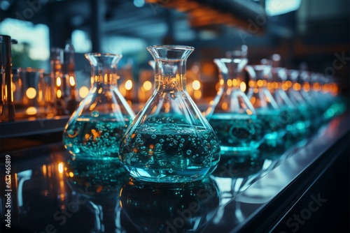Canvastavla Chemistry science theme enhanced by a captivating laboratory glassware setting G