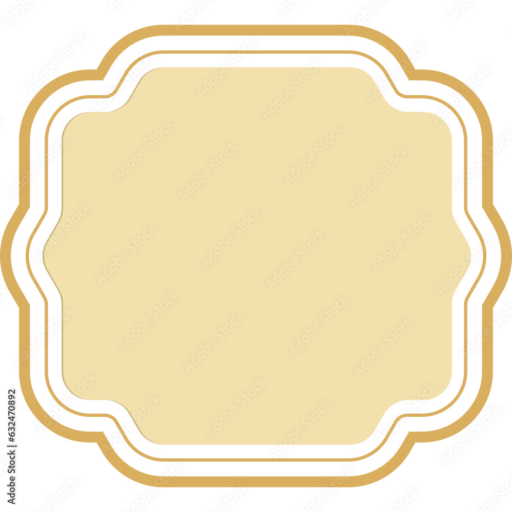 Golden Frame Label-08 Golden Frame Label-08
