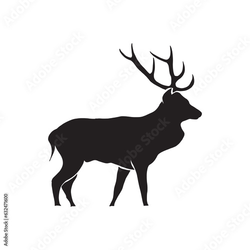 deer vector illustration.
Deer Silhouette on White Background.
Deer silhouette in the wild.
Deer silhouette.
