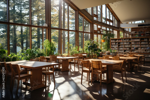  stock photo of library in college dormitory spacious 