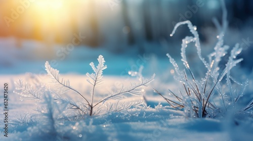 Epic Photography Shot of Winter Background with Natural Lighting. Generative Ai © CYBERUSS