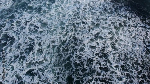Aerial Ballet of Bali's Ocean Waves: Low Tide Majesty Captured in 4K Drone Footage