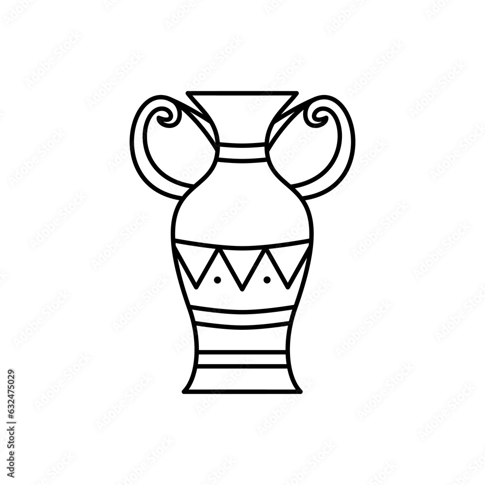 Ancient vase illustration