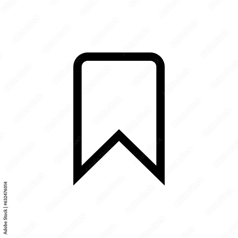 Bookmark Icon Vector Design Illustrator EPS 10 Bookmark Icon Vector Design Illustrator EPS 10