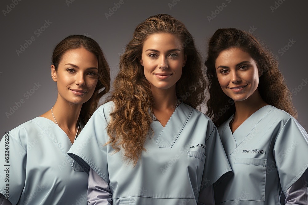 Team of medical professional. Generated with AI Team of medical professional. Generated with AI