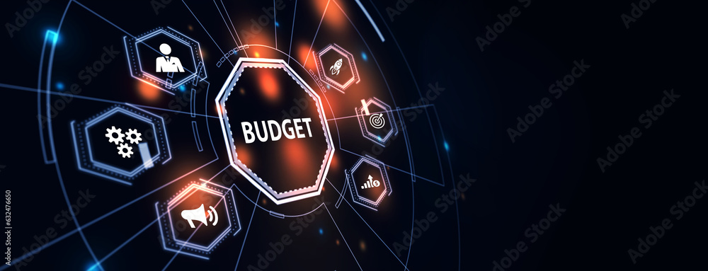 Budget capital finance economy investment money concept. 3d illustration Budget capital finance economy investment money concept. 3d illustration