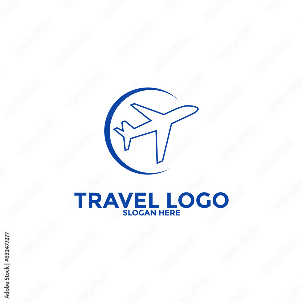 Travel logo icon vector, Simple Travel Agency logo template Travel logo icon vector, Simple Travel Agency logo template
