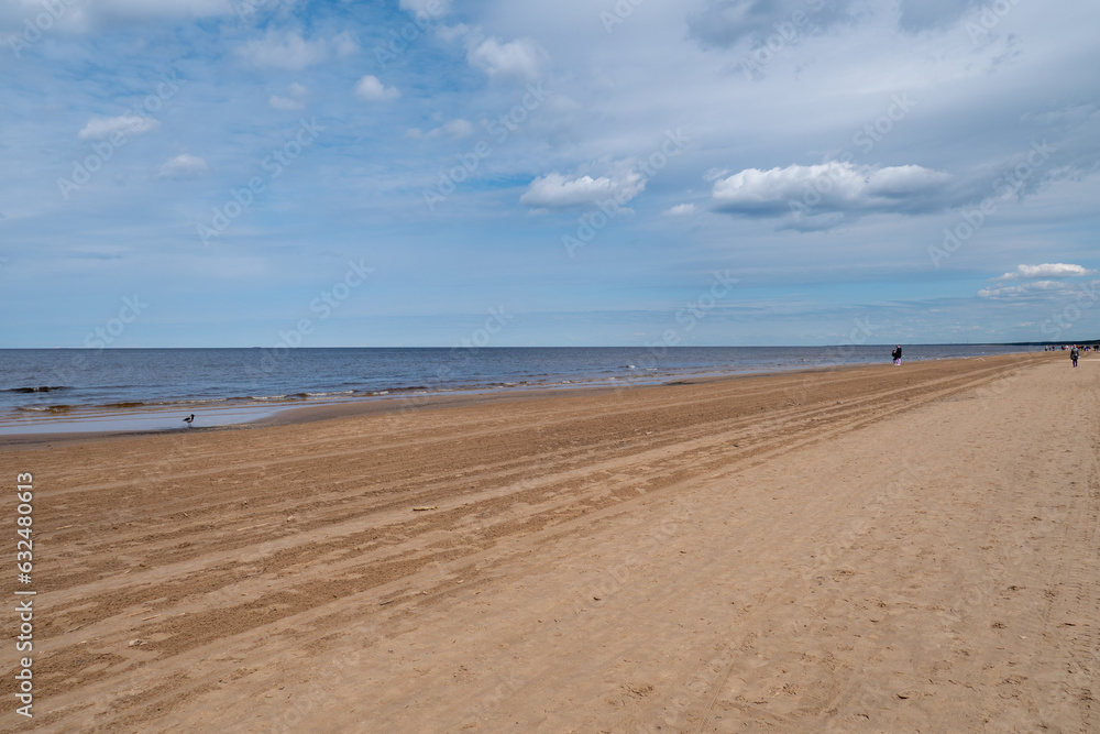 view of beach of Riga, Latvia view of beach of Riga, Latvia