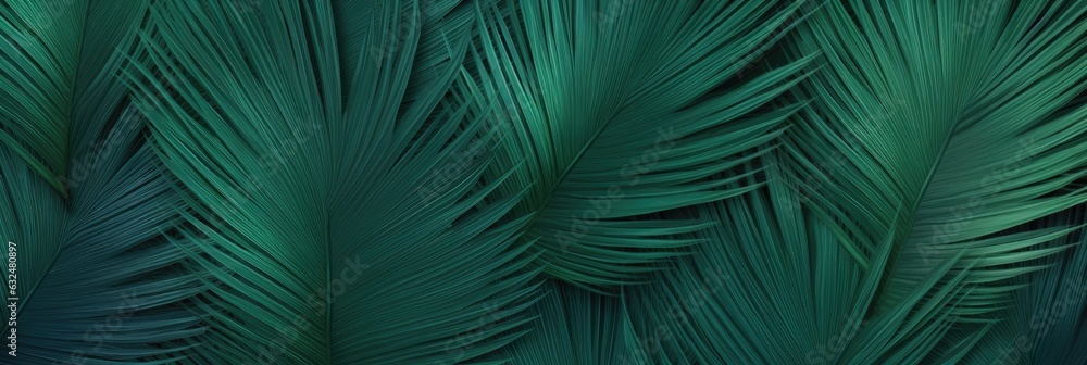 Background from green palm leaves Background from green palm leaves