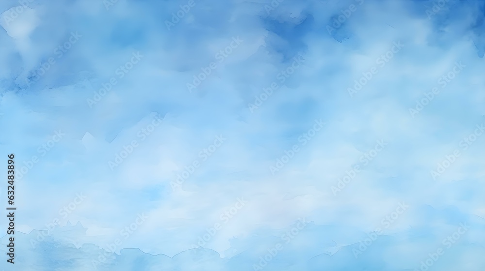 Fototapeta premium Close up of a sky blue Watercolor Texture. Artistic Background 