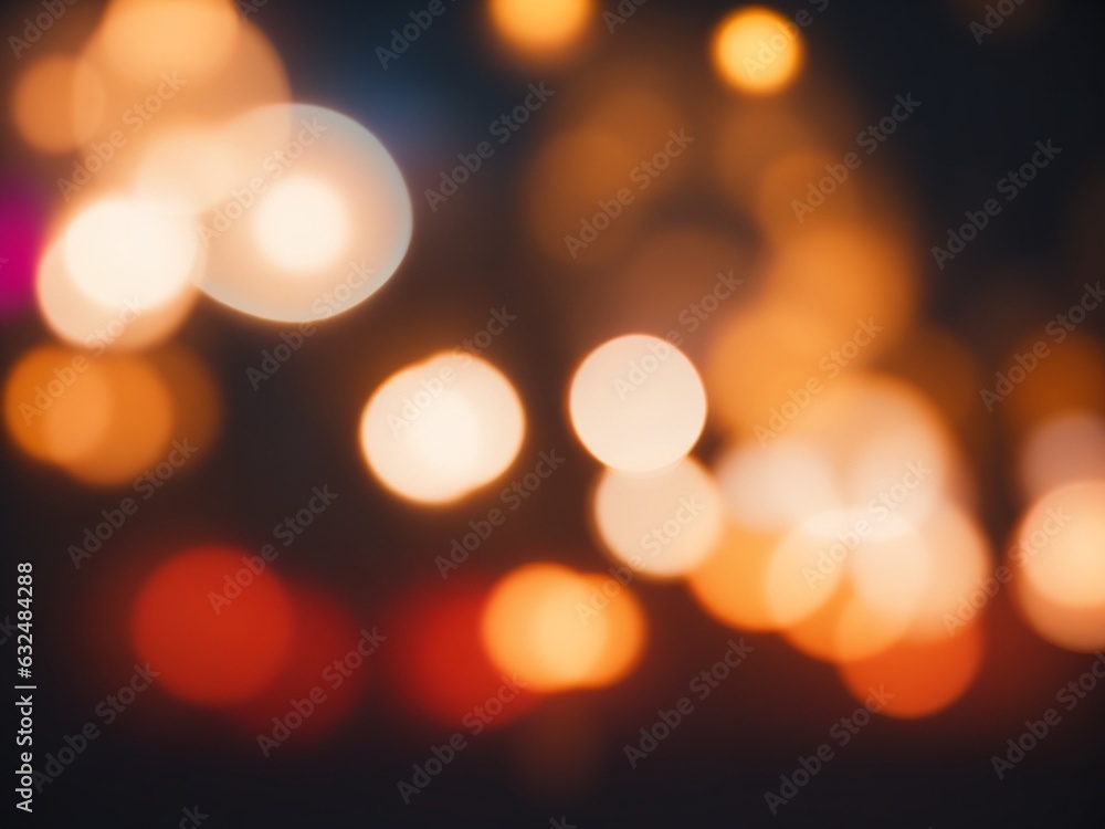 Gold colorful lens flare glowing lit up light with a blurry background AI Generated Gold colorful lens flare glowing lit up light with a blurry background AI Generated